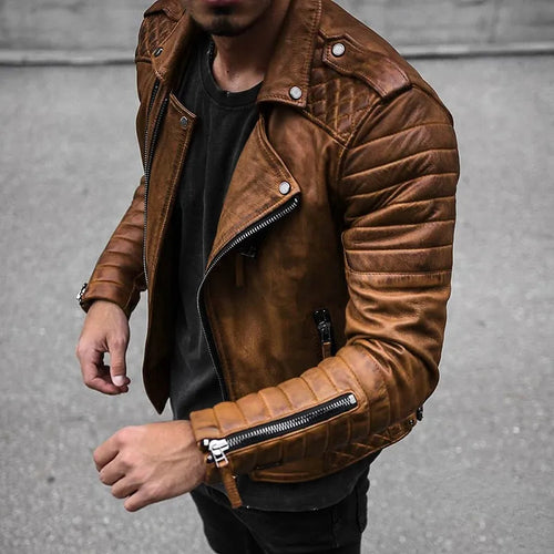 Abe Men's Leather Jacket | Premium Quality, Timeless Style 0