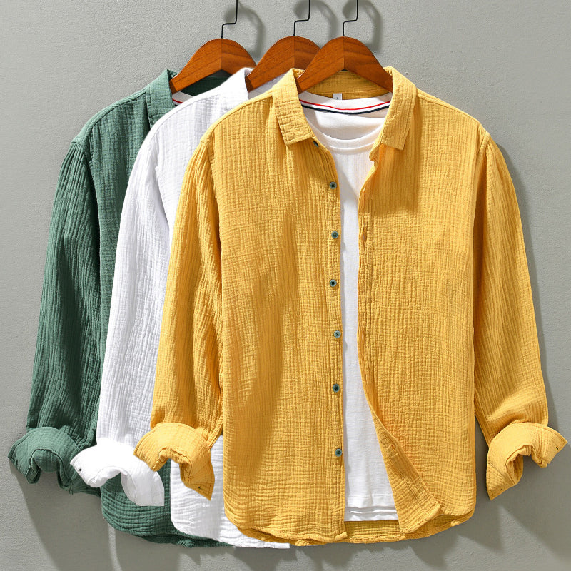 Adriano Women's Shirt | High-Quality Cotton, Casual Crinkled Design 5