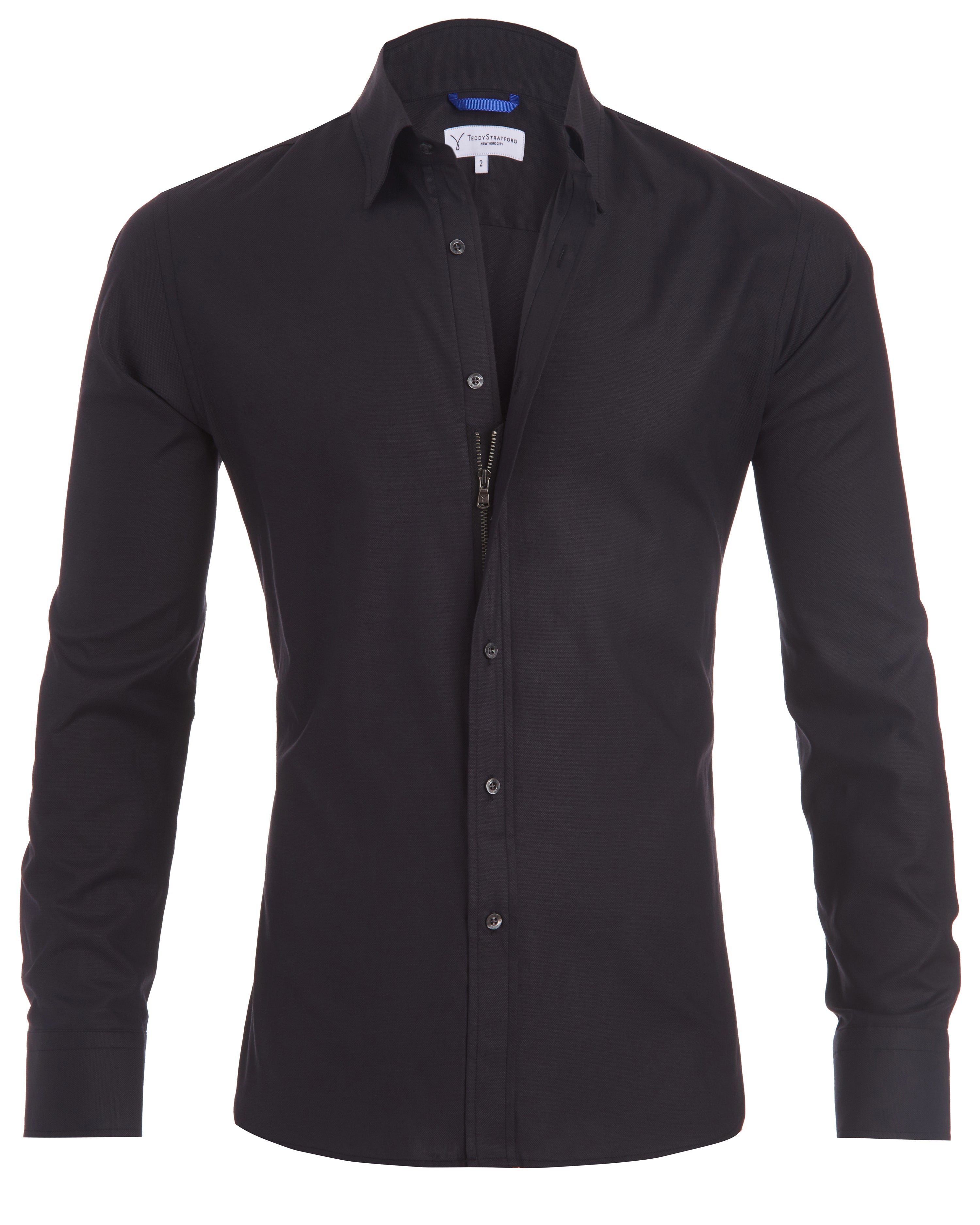 Arjan Men's Zip Fit Shirt | Tailored Comfort 4