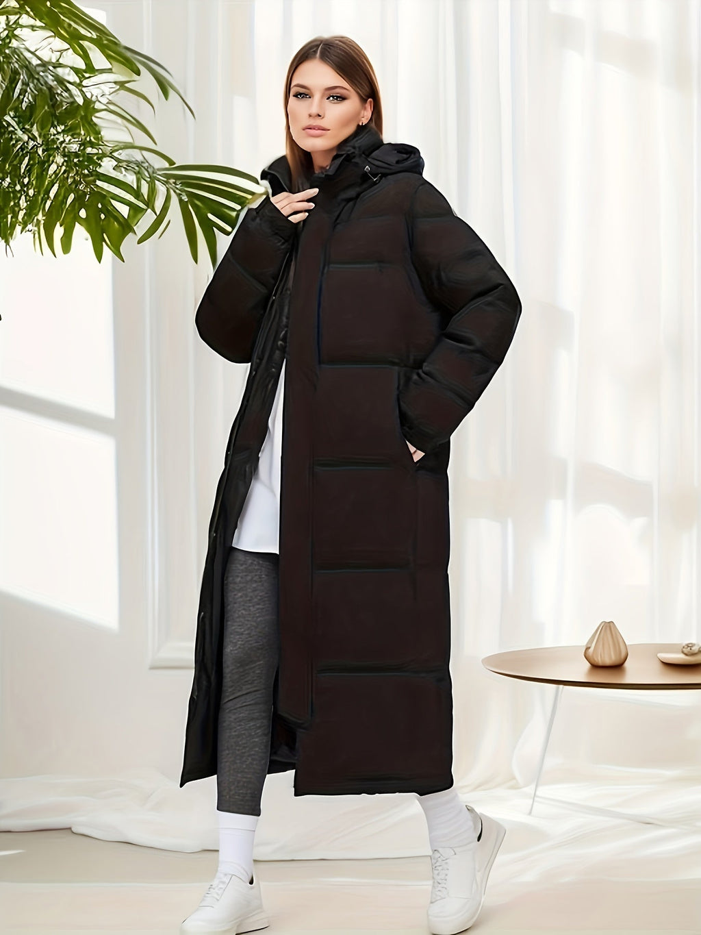 Ava Women's Parka Jacket | Lightweight Polyester, Elegant Winter Coat 4