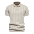 Avery Men's Polo Shirt | Breathable Ribbed Knit, Casual Style 0