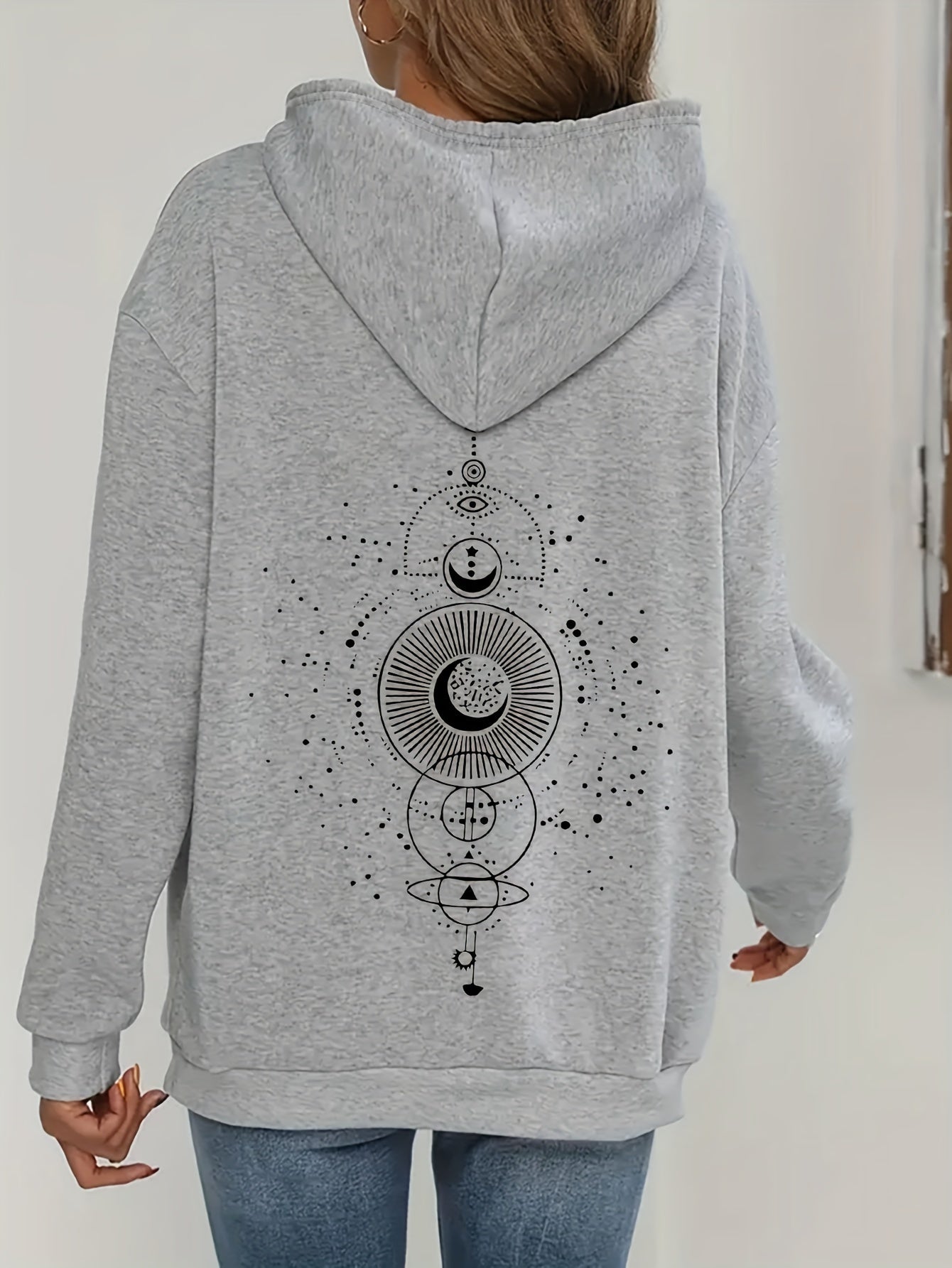 Cali Women's Pullover Hoodie | Unique Back Print, Casual Style 4