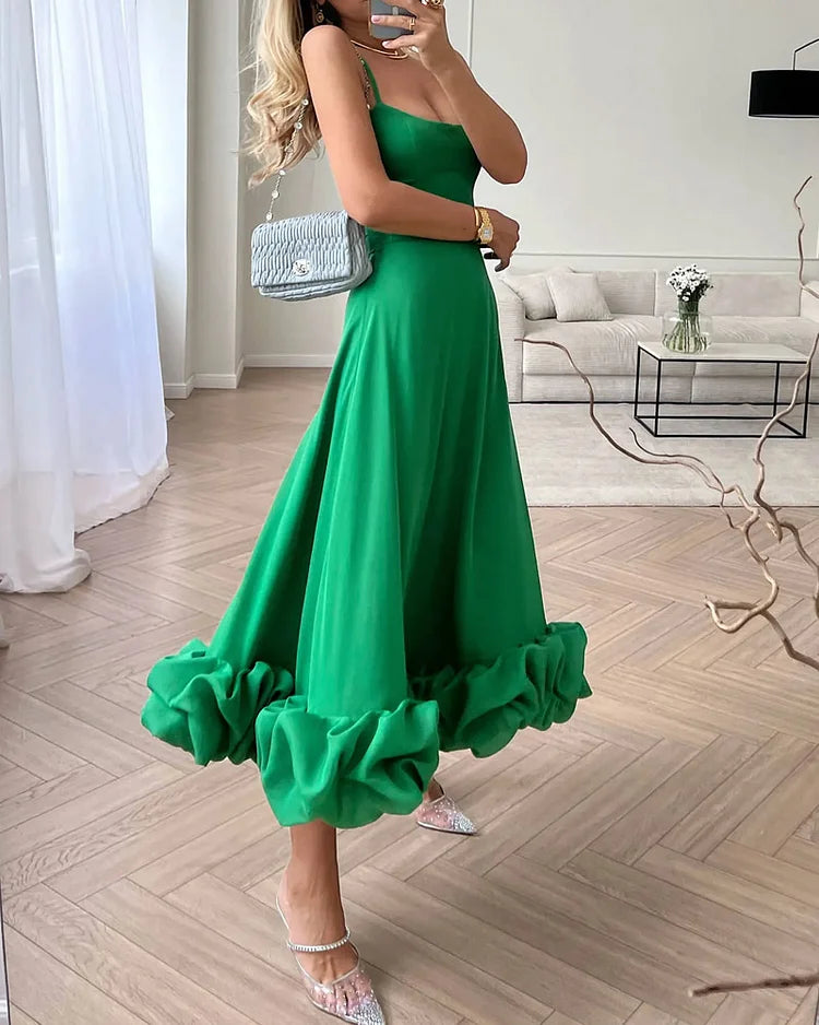 Cleo Women's Midi Dress | Luxe Materials, Elegant Design 6