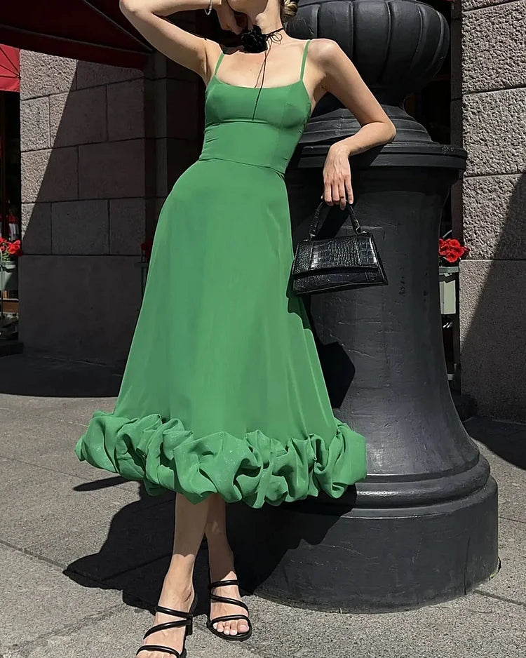 Cleo Women's Midi Dress | Luxe Materials, Elegant Design 7