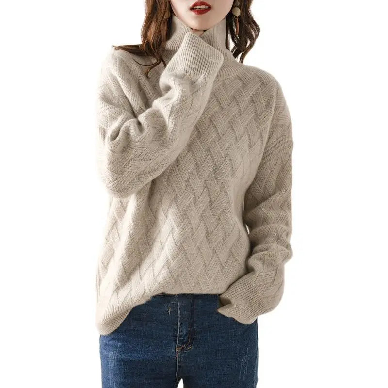 Coco Women's Pullover Sweater | Luxurious Wool, Timeless Elegance 1