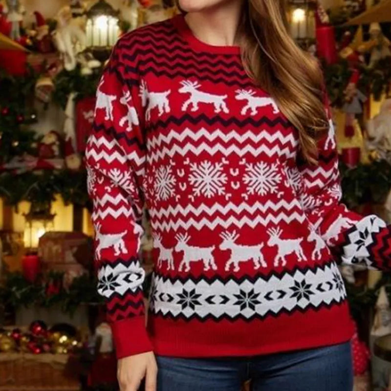 Crisp Couples Christmas Sweater Set | Cozy Festive Design 1