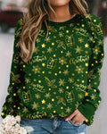 Crisp Women's Christmas Sweater | Cozy Long Sleeve, Festive Design 0