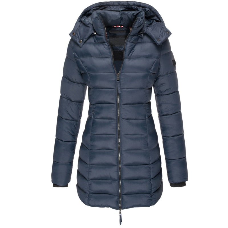 Elisa Women's Down Jacket | Cozy Hooded Design 0