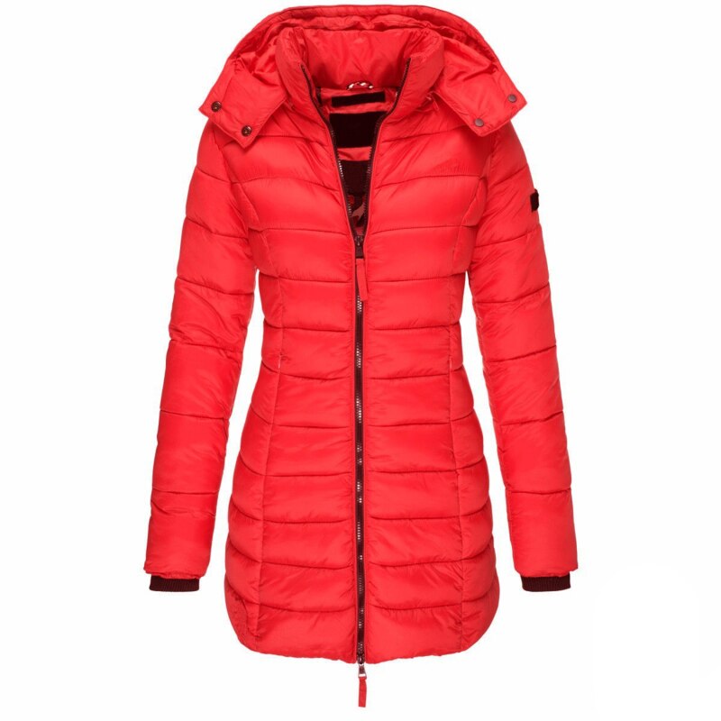 Elisa Women's Down Jacket | Cozy Hooded Design 4