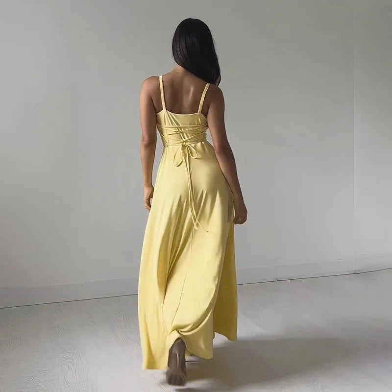 Evelyn Women's Maxi Dress | Luxurious Polyester, Elegant Design 5