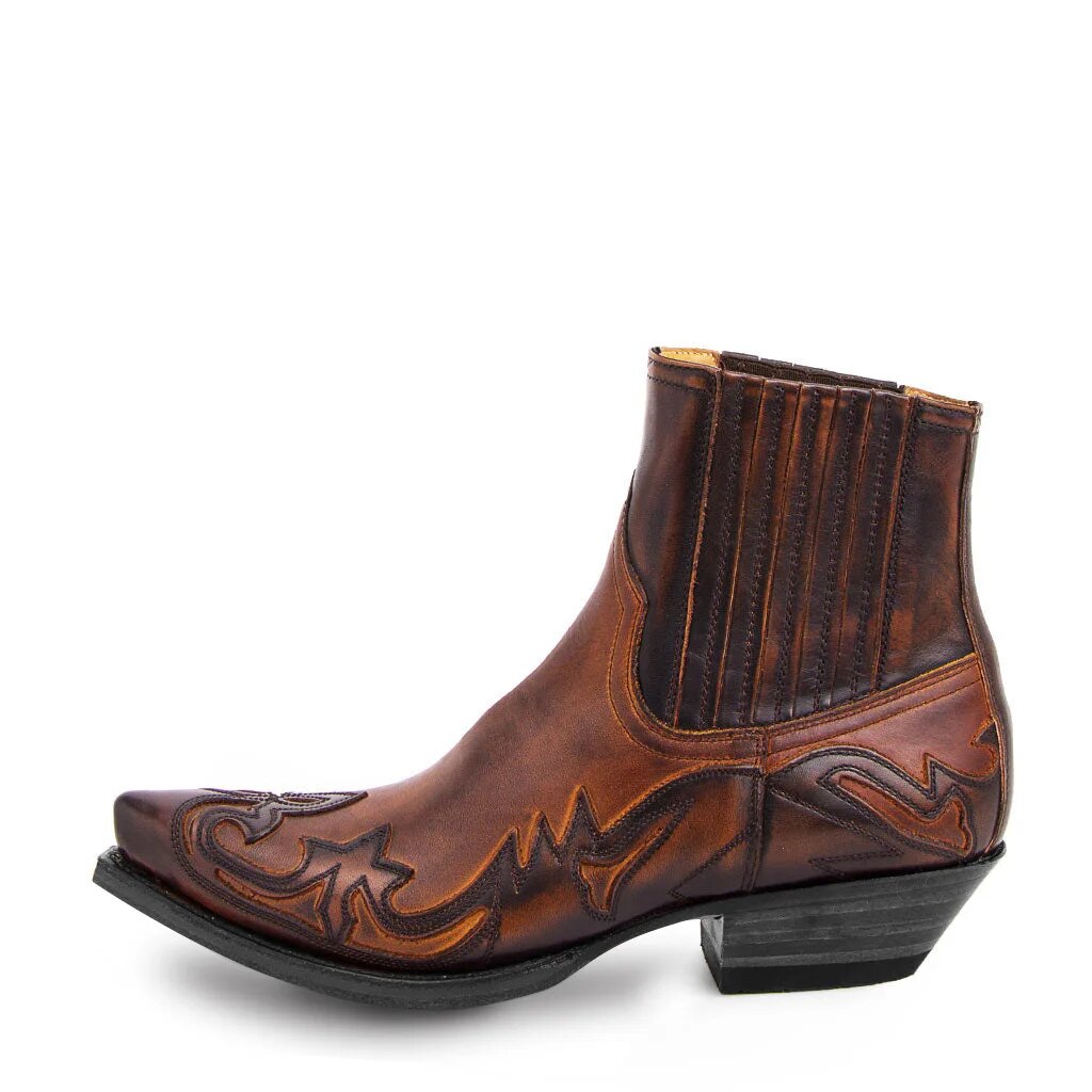 Fabulous Unisex Cowboy Boots | Premium Leather, Embroidered Design 1