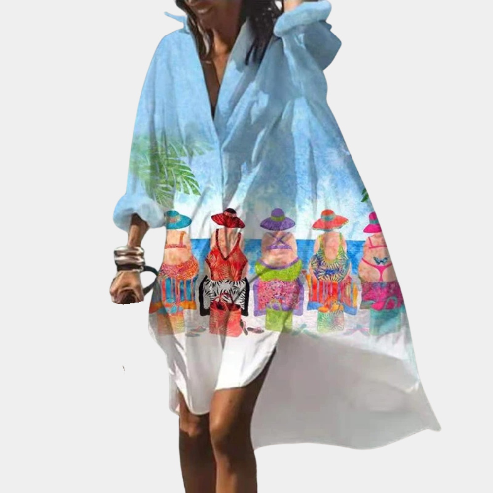 Gina Women's Summer Dress | High-Quality Fabric, Casual Chic 1