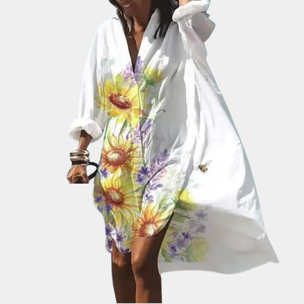 Gina Women's Summer Dress | High-Quality Fabric, Casual Chic 3