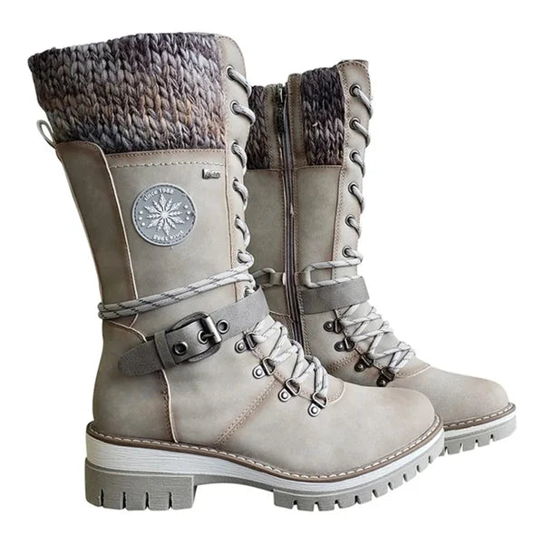 Hugh Women's Winter Boots | High-Quality PU & Cotton Lining 0