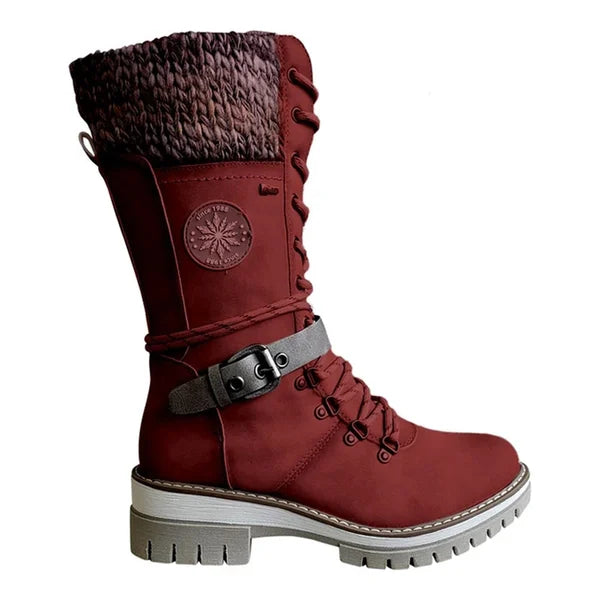 Hugh Women's Winter Boots | High-Quality PU & Cotton Lining 3