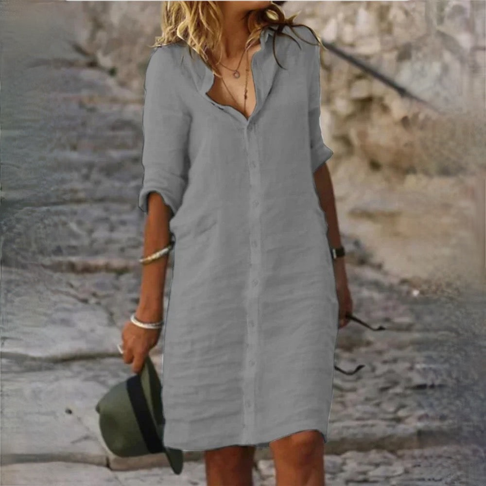 Ivory Women's Summer Dress | Lightweight & Elegant Design 3