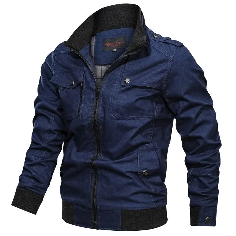 Kara Men's Moto Jacket | Lightweight & Breathable Summer Style 2