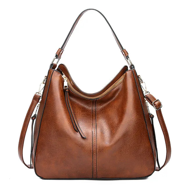 Lara Women's Leather Tote Bag | Vintage European Design 8