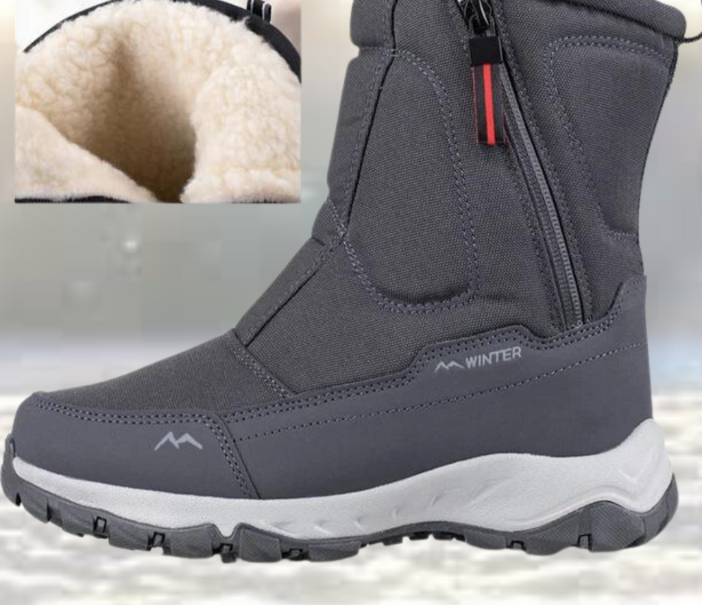 Lexi Men's Mid Calf Snow Boots | Stylish Mesh Design, Exceptional Warmth 0