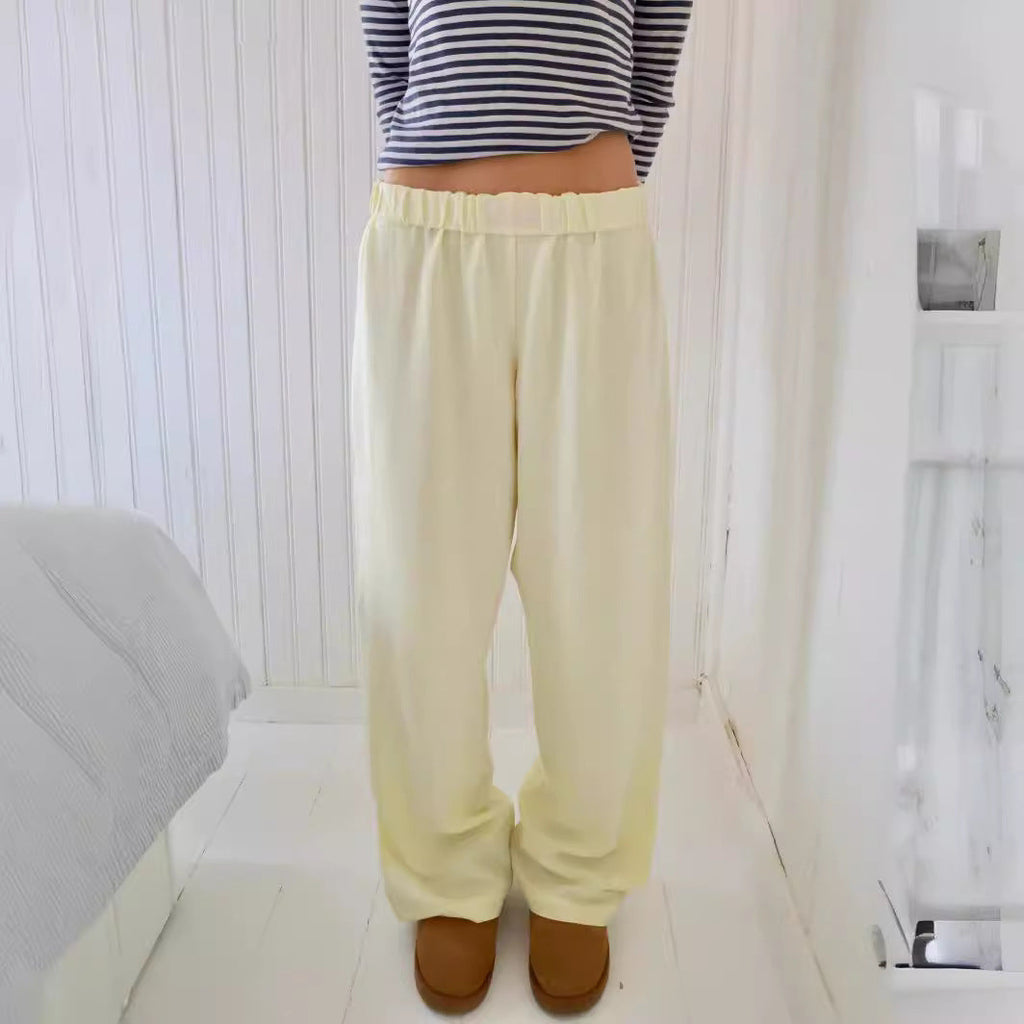 Lina Women's Lounge Pants | 100% Cotton, Casual Elegance 3