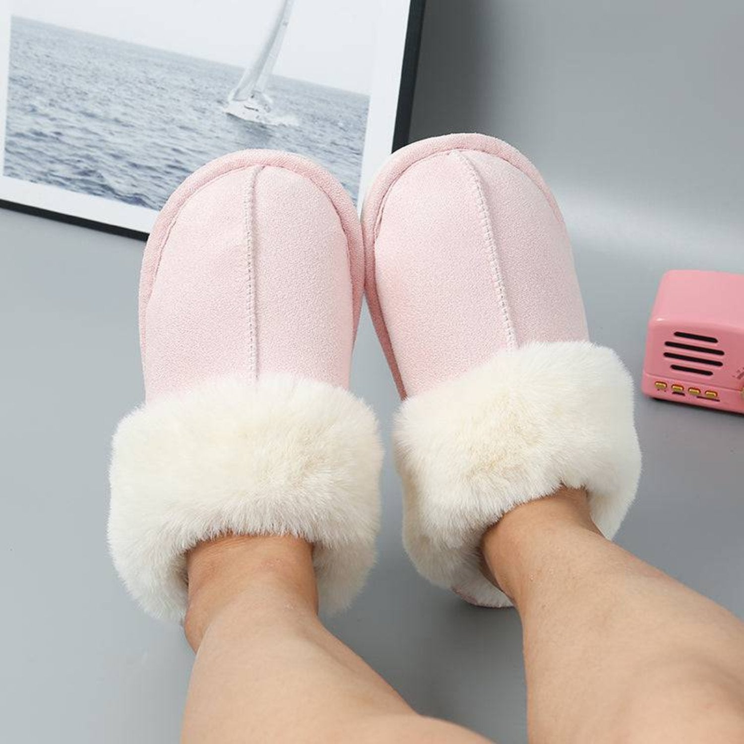 Lina Women's Slippers | Soft Cotton, Chic Design for All-Day Comfort 4