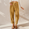 Lina Women's Trousers | High-Quality Ribbed Fabric 0