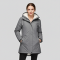 Long Winter Jacket with Hood and Cozy Lining – Waterproof Mid-Length Winter Coat for Women 0