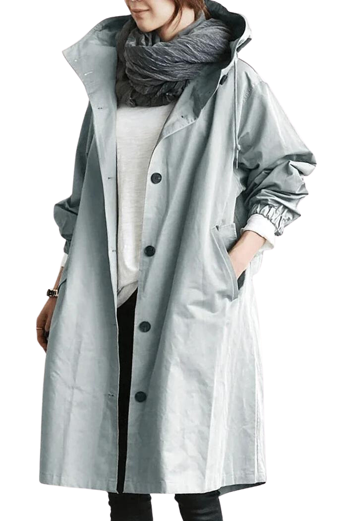 Mara Women's Rain Jacket | Oversized Waterproof Design, Trendy 0