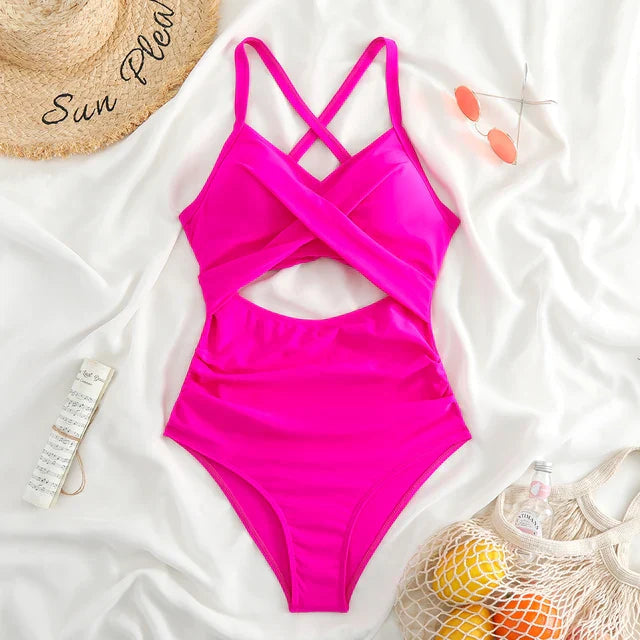 Piera Women's One Piece Swimsuit | Elegant Backless Design, Comfortable Fit 7