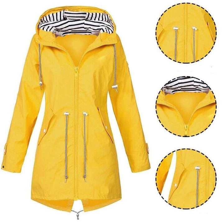 Raina Women's Rain Jacket | Waterproof, Stylish Outdoor Essential 6