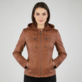 Weatherproof Women's Jacket with Detachable Hood – Elegant and Durable All-Season Coat, Sizes S-3XL 0