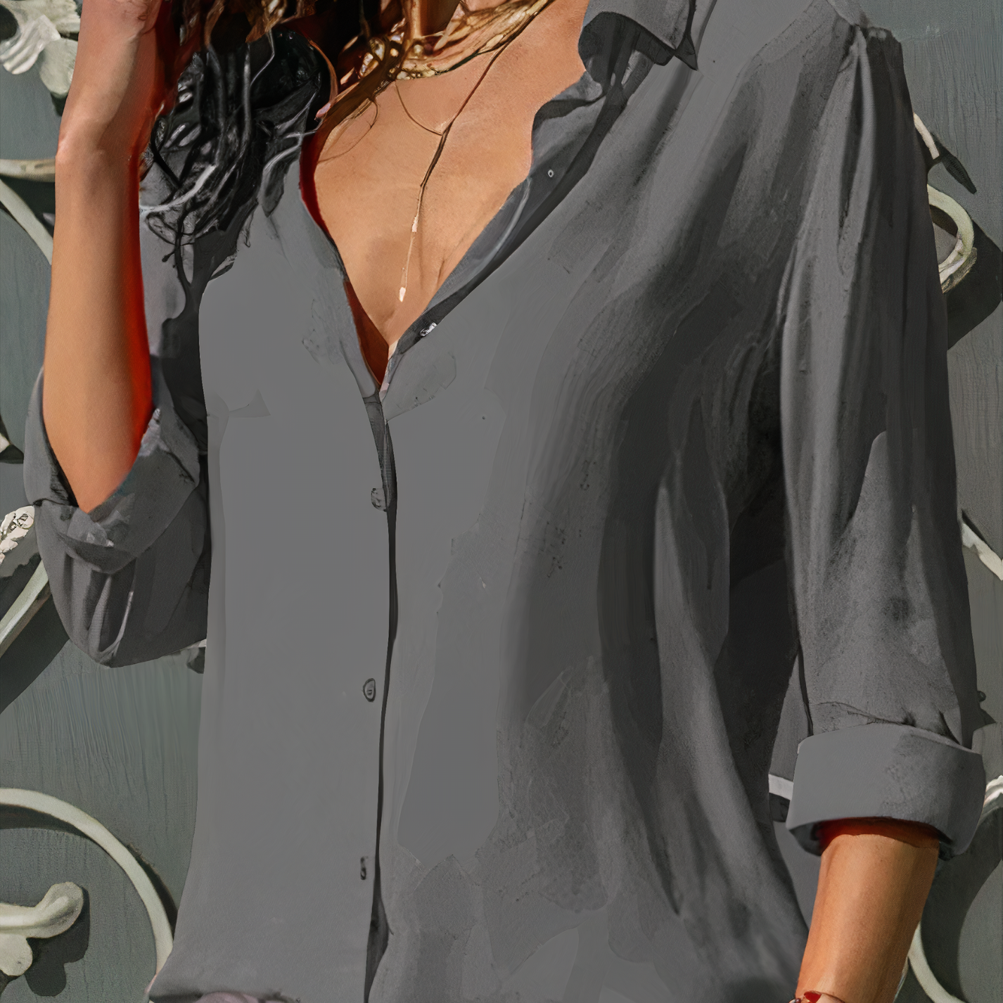 Xara Women's Blouse | High-Quality Chiffon, Elegant Design 5